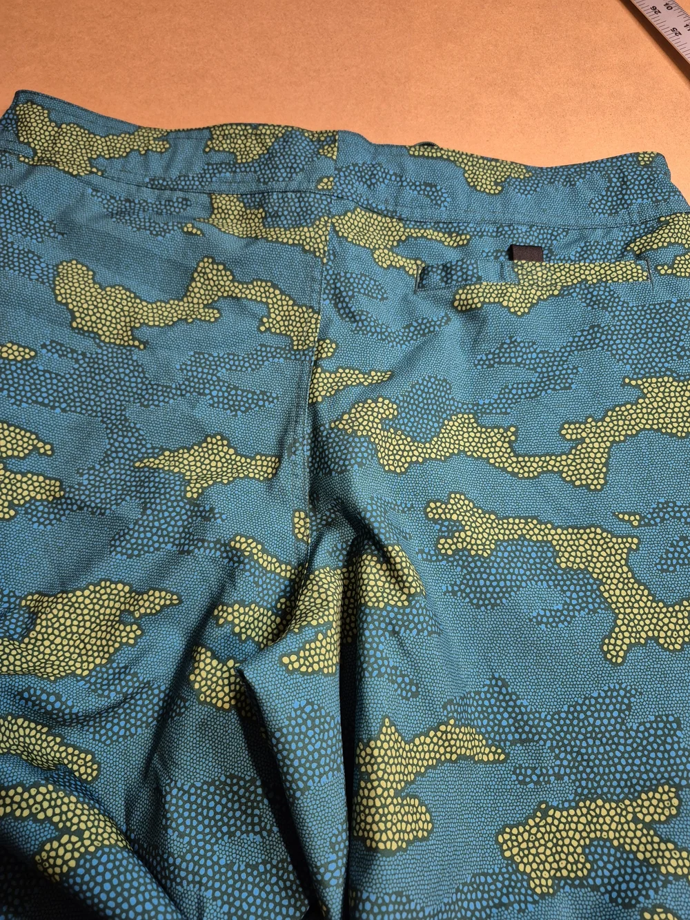 Men's Teal & Green Camouflage Swim Board Shorts 4399/5